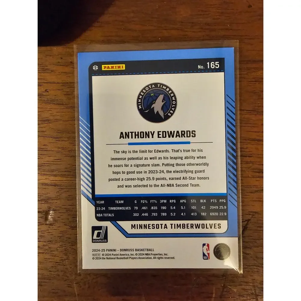 Donruss anthony edwards